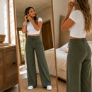 Compre 1 leve 2 - Calça Pantalona com Cintura Alta